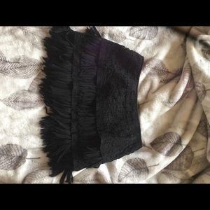 ZARA fringe skirt